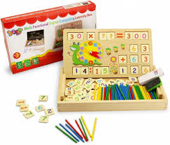 WOODEN MULTI FUNCTIONAL DIGITAL COMPUTING SET