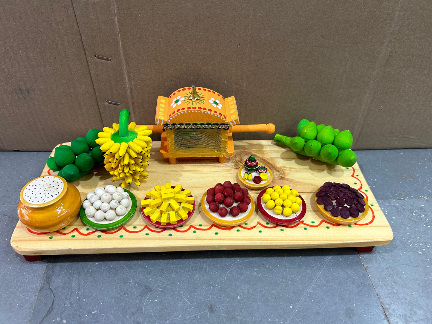 WOODEN PELLI PALLAKI SET