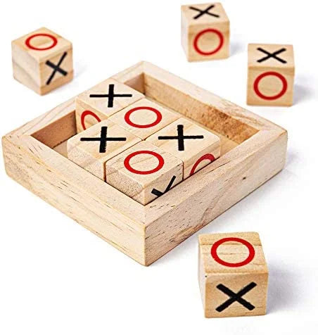 WODDEN TIC TAC TOE