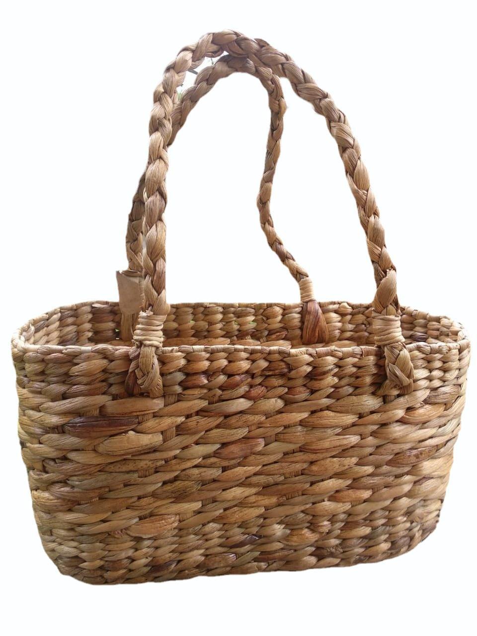 WATER HYACINTH HAMPER BASKET