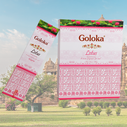 Goloka Lotus Incense Sticks - 1 Set