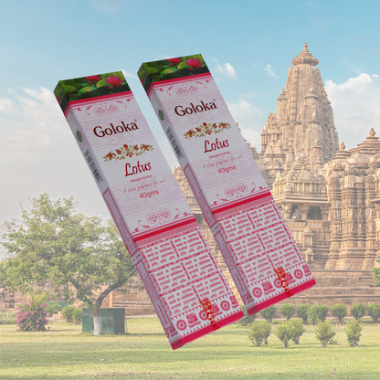 Goloka Lotus Incense Sticks - 1 Set