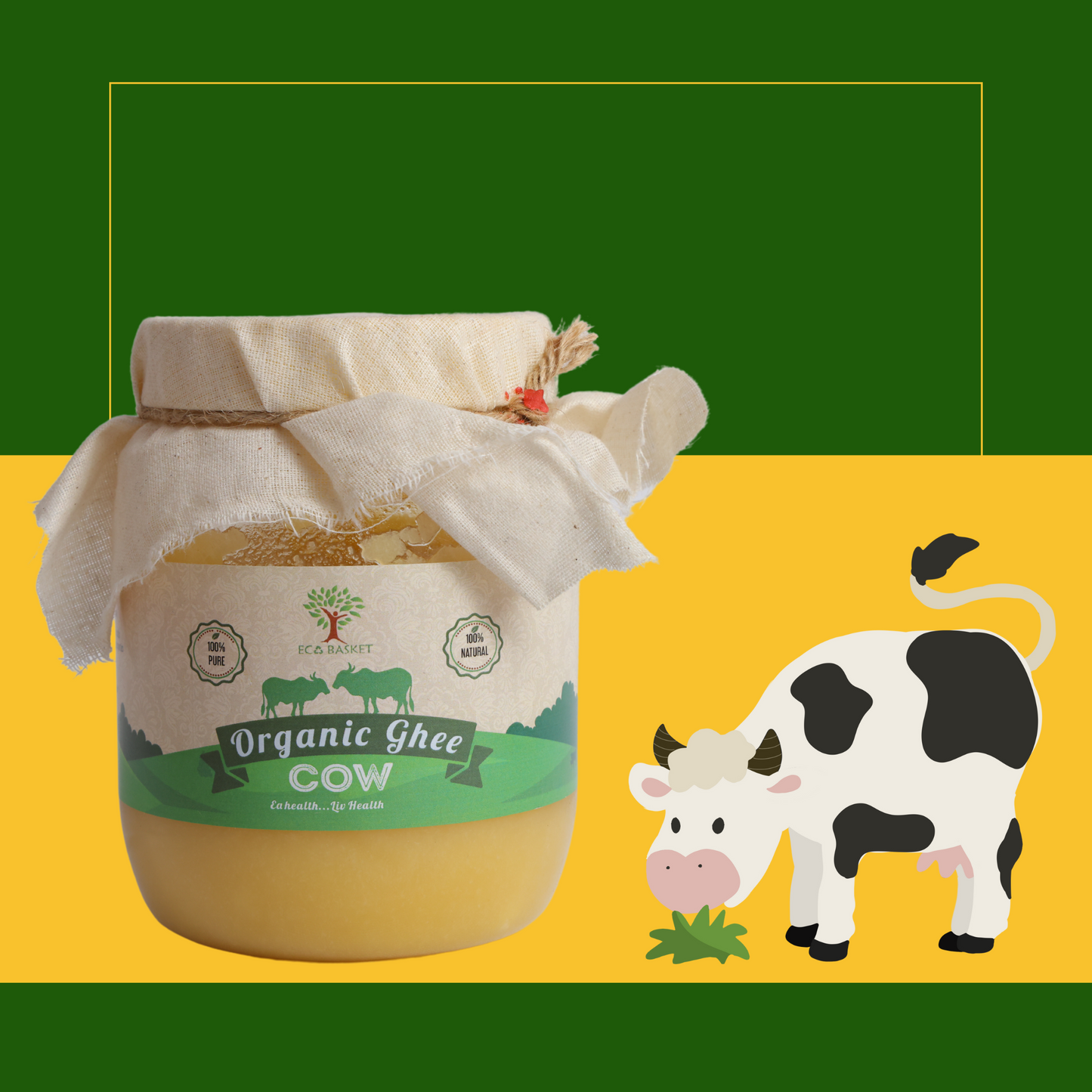 ORGANIC COW GHEE 500 gm