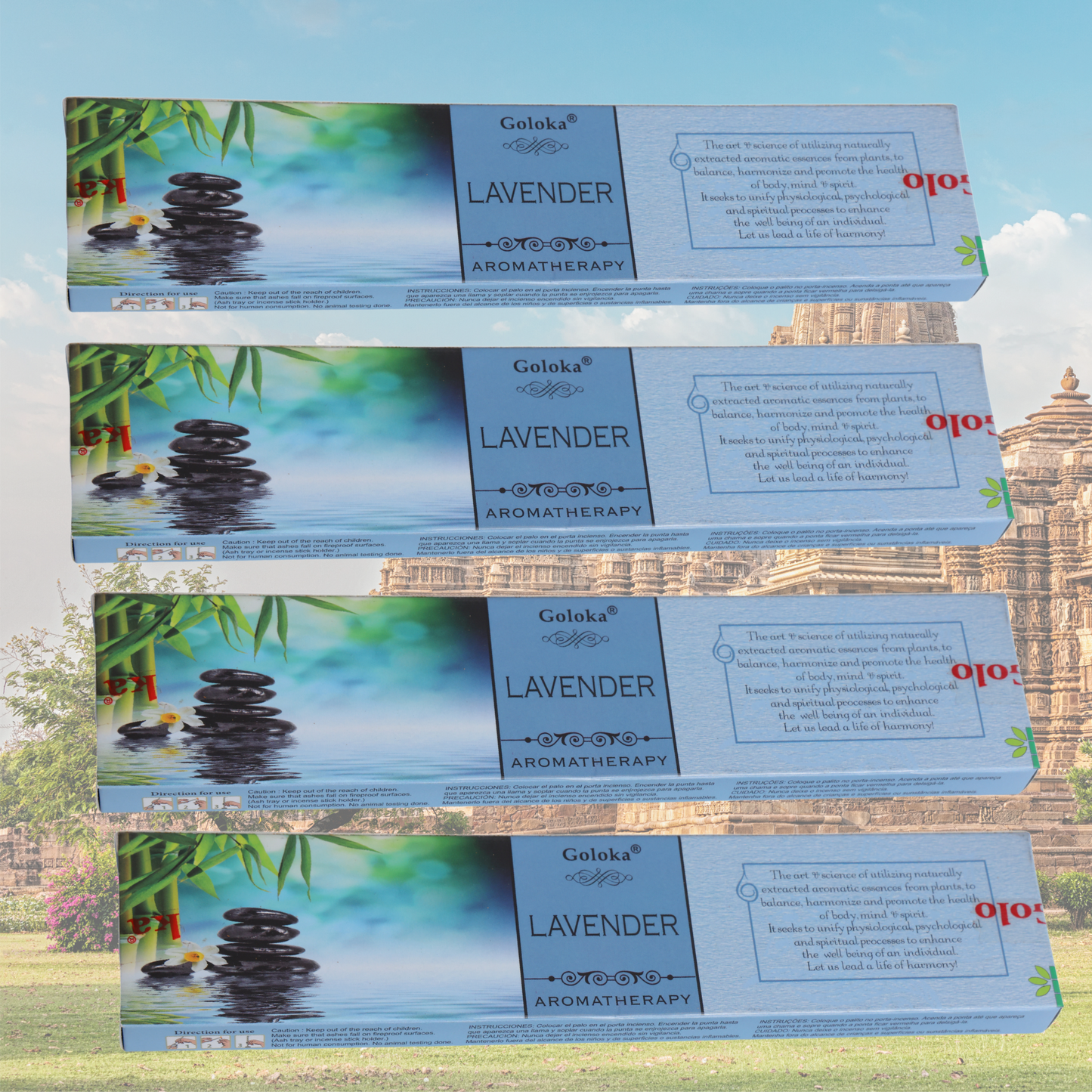 Goloka Lavender Incense Sticks