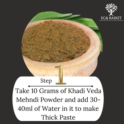 Vagad’s Khadi Brown Mehndi 100gm | Natural | Ammonia Free Henna